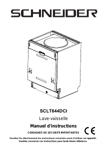 Mode d’emploi Schneider SCLT644DCI Lave-vaisselle