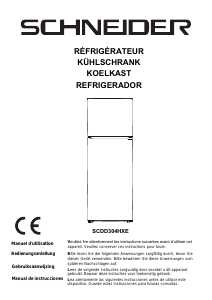 Manual de uso Schneider SCDD304HXE Frigorífico combinado