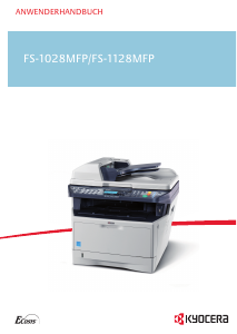 Bedienungsanleitung Kyocera FS-1028MFP Multifunktionsdrucker