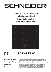 Mode d’emploi Schneider SCTI63STSO Table de cuisson