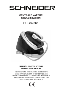Mode d’emploi Schneider SCGS2365 Fer à repasser
