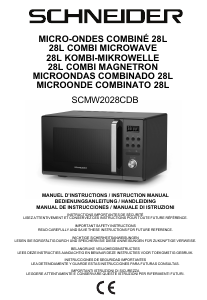 Manuale Schneider SCMW2028CDB Microonde