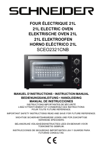 Mode d’emploi Schneider SCEO2321CNB Four