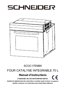 Mode d’emploi Schneider SCOC17ENBK Four