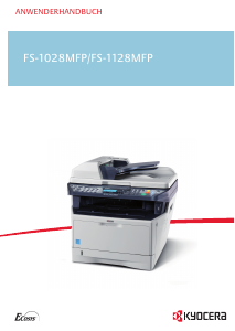 Bedienungsanleitung Kyocera FS-1128MFP Multifunktionsdrucker