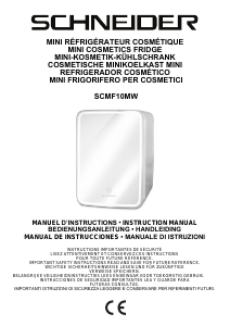 Manual de uso Schneider SCMF10MW Refrigerador