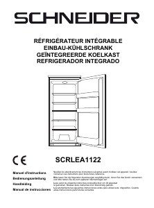 Bedienungsanleitung Schneider SCRLEA1122 Kühlschrank