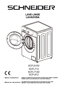Manual de uso Schneider SCFL812 Lavadora