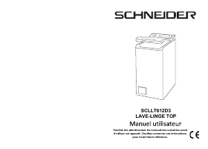 Mode d’emploi Schneider SCLLT612D3 Lave-linge