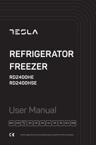 Прирачник Tesla RD2400HE Фрижидер-замрзнувач