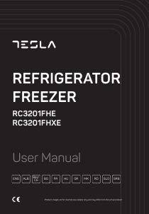 Εγχειρίδιο Tesla RC3201FHE Ψυγειοκαταψύκτης