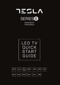 Használati útmutató Tesla 55E655BUW LED-es televízió