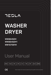 Прирачник Tesla WW86492M1 Машина за перење/сушење алишта