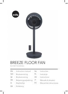 Brugsanvisning Wilfa FA-F70DT Ventilator