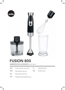 Bruksanvisning Wilfa IM1B-800FP Stavmixer