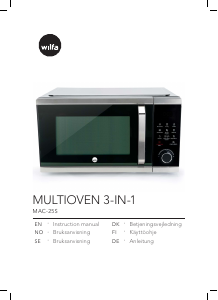 Bedienungsanleitung Wilfa MAC-25S Mikrowelle