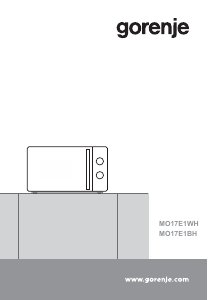 Használati útmutató Gorenje MO17E1WH Mikrohullámú sütő