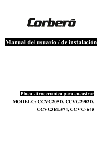 Handleiding Corberó CCVG205D Kookplaat