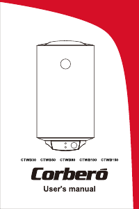 Handleiding Corberó CTWB300 Boiler