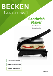 Bruksanvisning Becken BCG5160 Smörgåsgrill