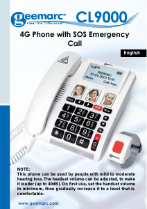 Manual Geemarc CL9000 Phone