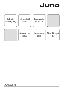 Mode d’emploi Juno JGVN60528 Lave-vaisselle