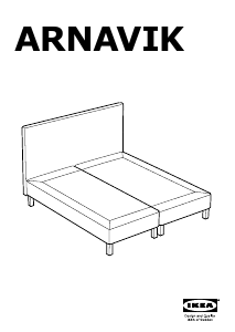 Manuál IKEA ARNAVIK Opěrka za postel