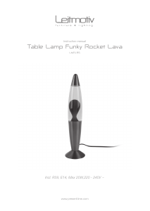 Manual Leitmotiv LM2185PU Candeeiro