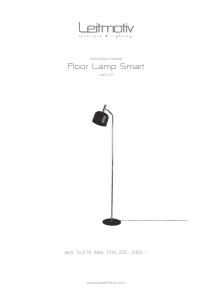 Bruksanvisning Leitmotiv LM2127LB Lampa