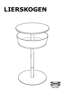 Manuál IKEA LIERSKOGEN Noční stolek