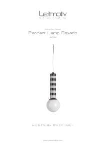 Manual Leitmotiv LM2360GR Candeeiro