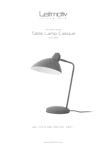 Bruksanvisning Leitmotiv LM2108MG Lampa