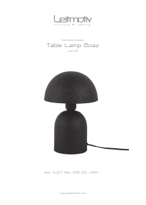 Bruksanvisning Leitmotiv LM2138WG Lampa