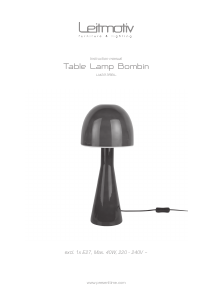 Bruksanvisning Leitmotiv LM2239YE Lampa
