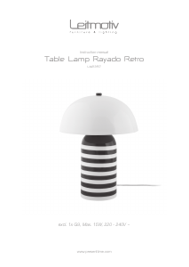 Instrukcja Leitmotiv LM2397YE Lampa