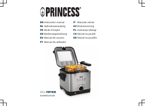 Bedienungsanleitung Princess 182612 Fritteuse