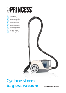 Manual Princess 335080 Cyclone Storm Aspirador