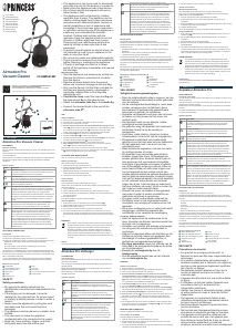 Instrukcja Princess 336090 Airmotion Pro Odkurzacz