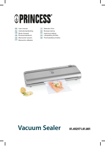 Manual Princess 492971 Vacuum Sealer