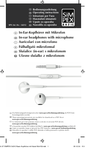 Manuale Simpex 34212 Cuffie