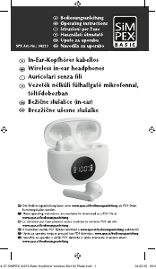 Bedienungsanleitung Simpex 34213 Kopfhörer