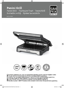 Handleiding Simpex 37209 Contactgrill