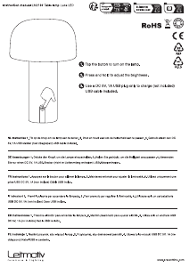 Mode d’emploi Leitmotiv LM2189YE Lampe