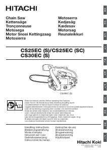 Bruksanvisning Hitachi CS 25EC Kedjesåg