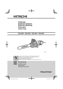 Bruksanvisning Hitachi CS 30Y Kedjesåg