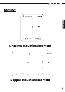 Bedienungsanleitung Gasland IH582BTA Kochfeld