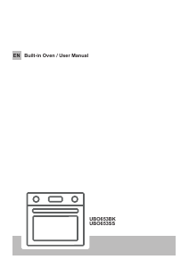 Bruksanvisning Cata UBO653BK Ugn