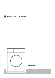 Manual Cata UBV85WD Washer-Dryer