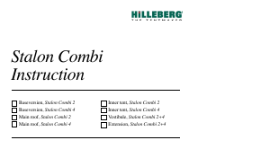 Bedienungsanleitung Hilleberg Stalon Combi Zelt