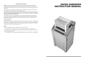 Manual HSM 450 Cross Cut Paper Shredder